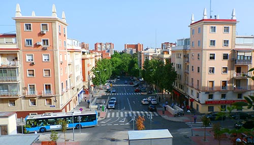 Decoración de jardines pequeños en el Barrio de la Concepción en Madrid